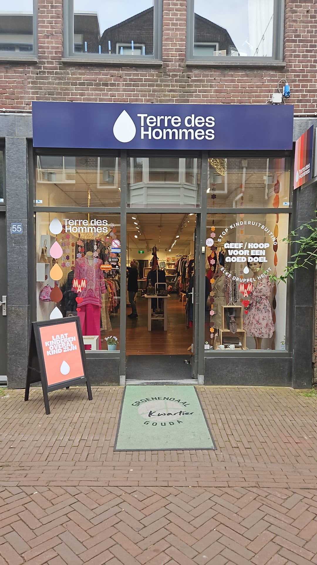Voorkant winkel Gouda
