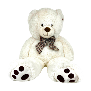 Crèmekleurige pluchen knuffelbeer van Monzana. Hoogte staand: 100 cm. Voor kinderen vanaf 3 jaar. Nieuw. Voor meer info: zie foto's. Uitsluitend afhalen.