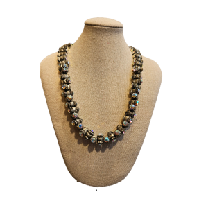 Otazu zilveren ketting met swarovski kristallen