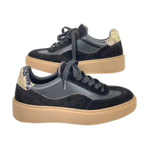 Image of Manfield – Lage dames sneakers – Zwart – Maat 37 – Nieuw (Preloved)
