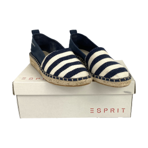 Image of Esprit – Espadrilles – blauw/crème – maat 40 (Preloved)