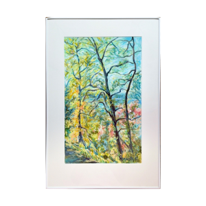 Schilderij - Doorzicht op de Lot - Ada d’Arnaud