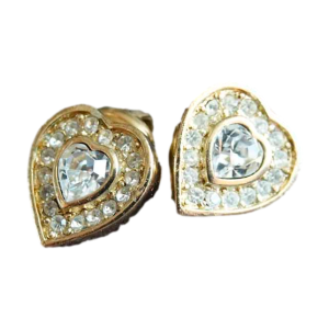 Image of Oorbellen – Hartvormig – Christian Dior (Preloved)