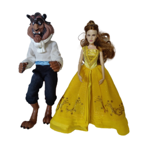 Image of Disney – Belle en het Beest – Poppen (Preloved)