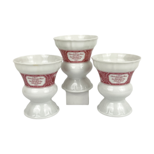 Image of Heinrich Germany – 3 Rüdesheim koffiebekers – Porselein – Jaren 60 (Preloved)
