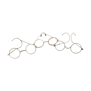 Image of 3 Antieke brillen met ronde glazen (Preloved)